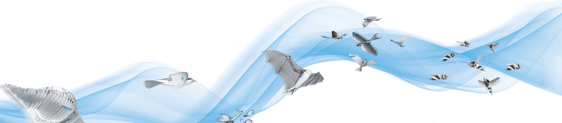 Composition de l'historique des vols | © Festo Composition de l'historique des vols | © Festo